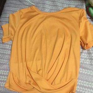 orange shirt.